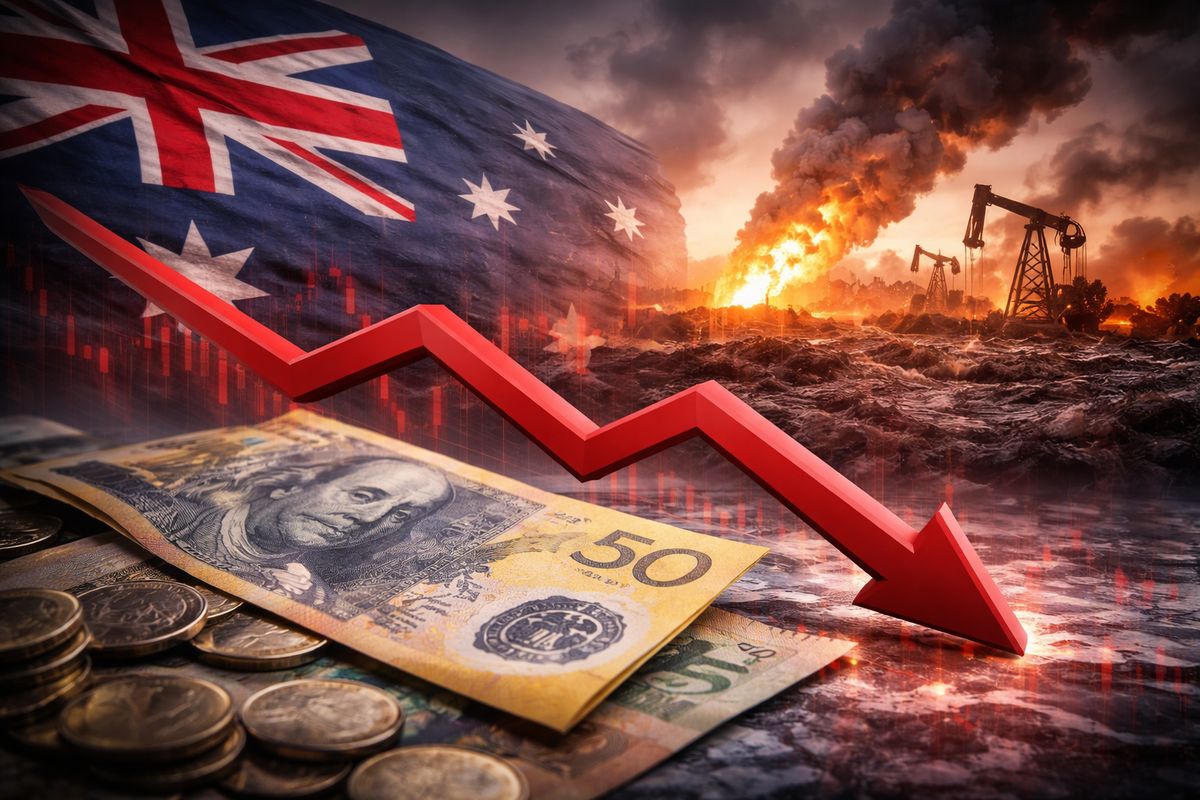Analisis Dolar Australia Melemah, Sentimen Risiko Tertekan Ketegangan Timur Tengah - Data Pasar 2026-03-09