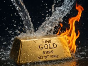 Emas Melemah, Blokade Laut AS Timbulkan Ketidakpastian